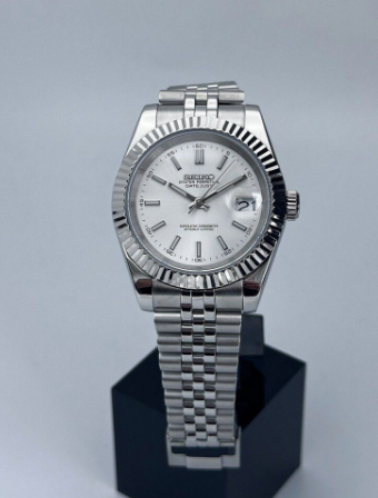 Seiko Mod Daydate Blanc