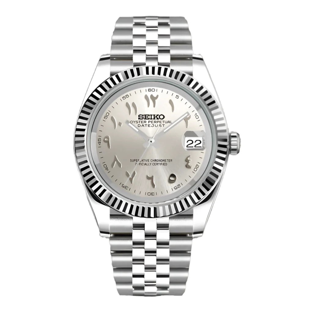 Seiko Mod Arabic Blanc