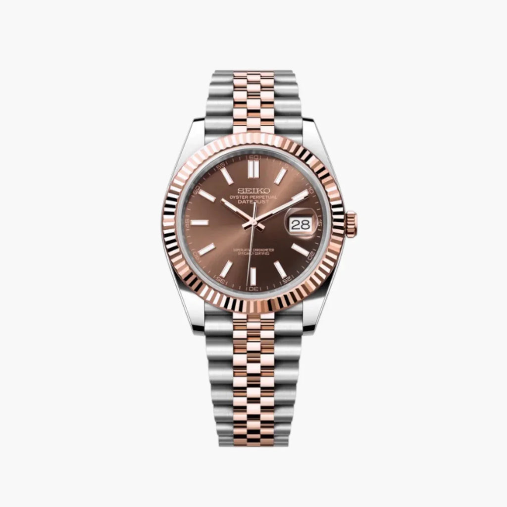 Seiko Mod Daydate Chocolat
