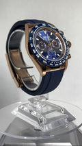 Seiko Mod Daytona Bleu Nuit Doré