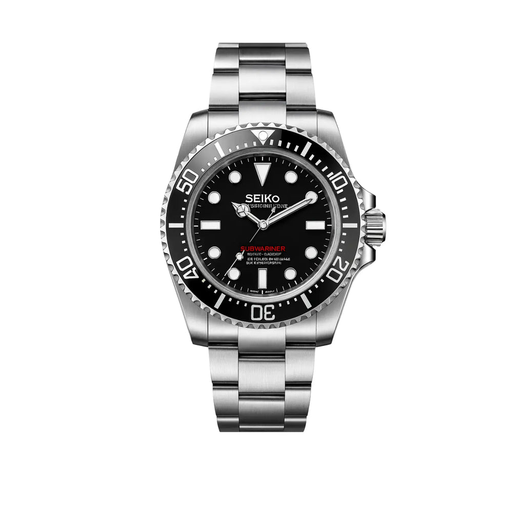 Seiko Mod Submariner Noir
