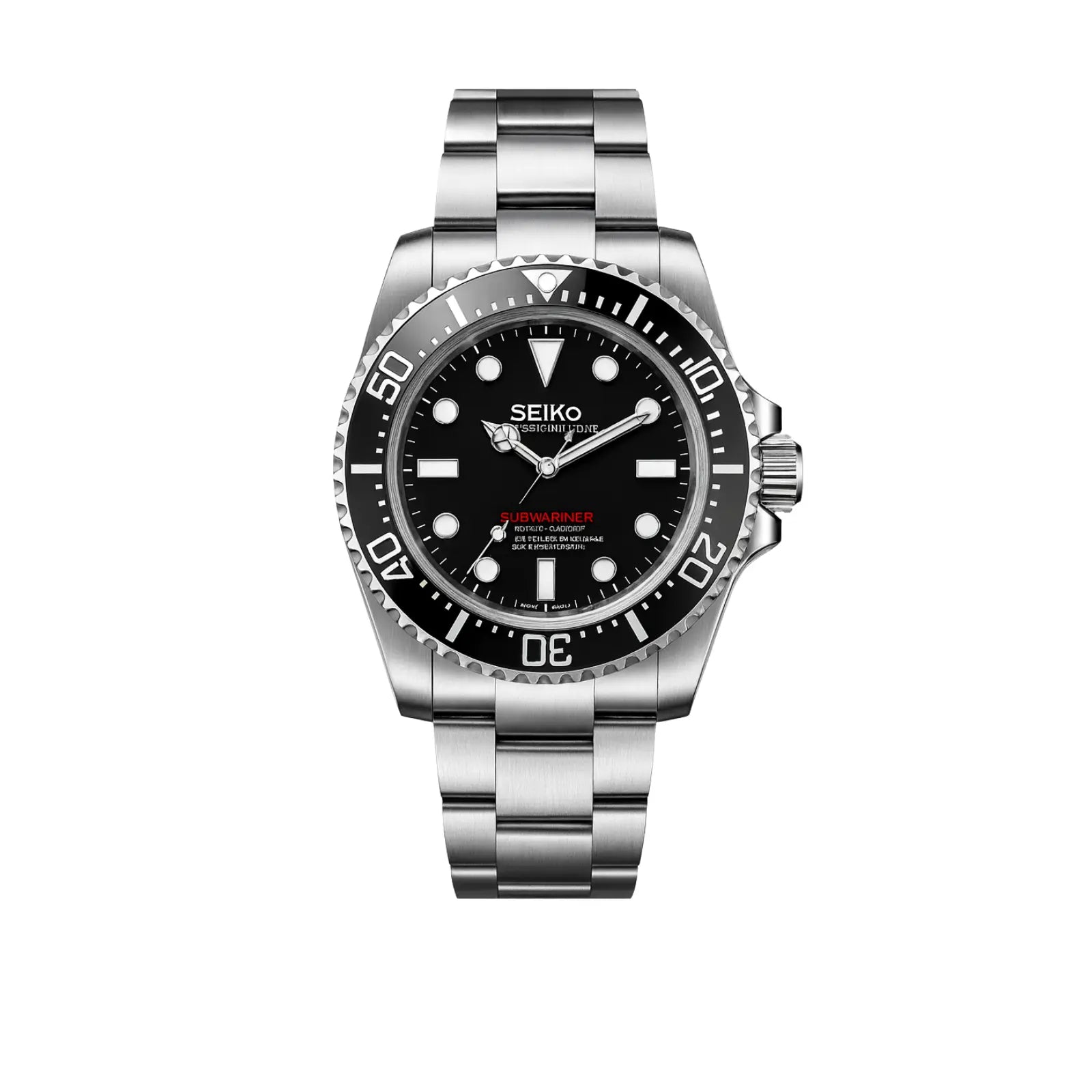Seiko Mod Submariner Noir