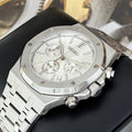 Seiko Mod Royal Oak Blanc Chronograph