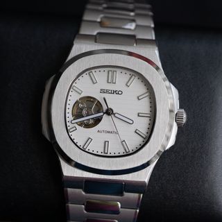 Seiko Mod nautilus Blanc