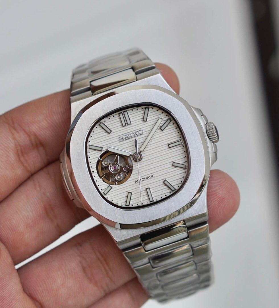 Seiko Mod nautilus Blanc